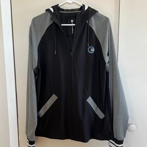 Mens Billabong Baseball Style Windbreaker with 2 Front Side Pockets and Hood